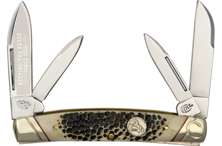 Colt Buckshot Bone Congress Folding Knife
